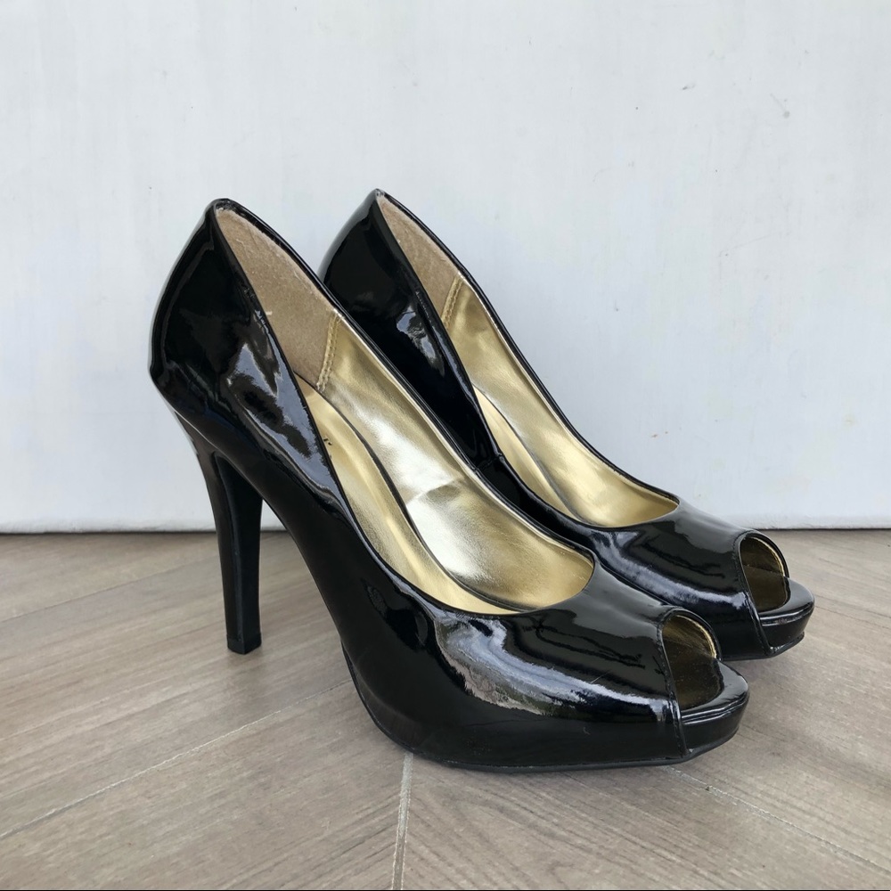 Charming Charlie Black High Heels Womens 7